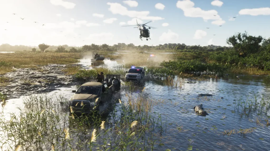 Racing through the Grassrivers in GTA 6.