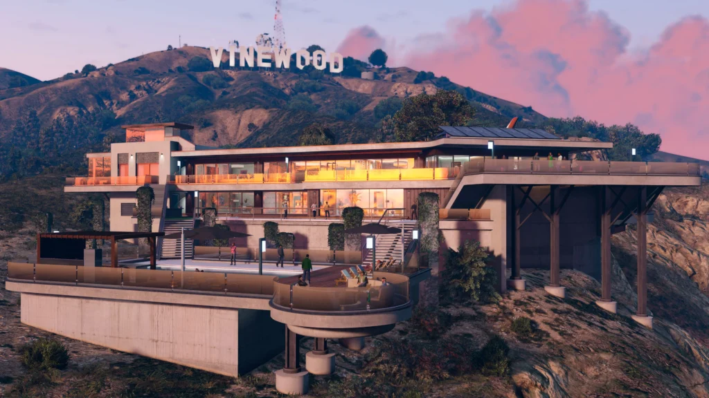 The Tongva Hills Mansion in GTA Online.