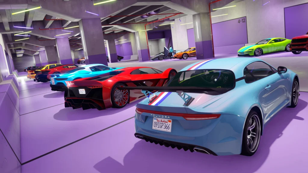 The Vinewood Car Club in GTA Online.
