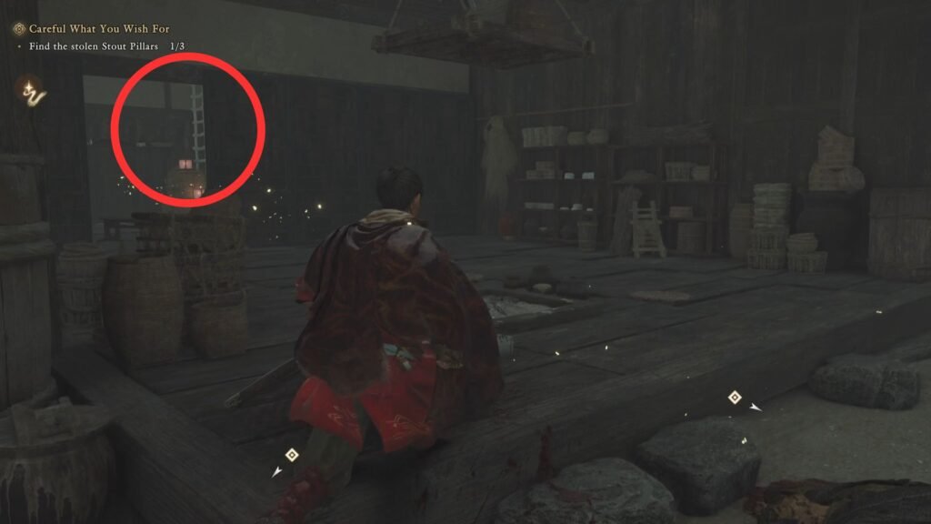 Onimusha Way of the Sword Second Stout Pillar location