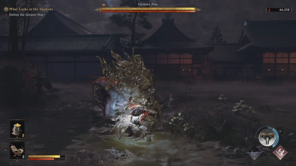 Onimusha Way of the Sword Greater Nue Bite Attack