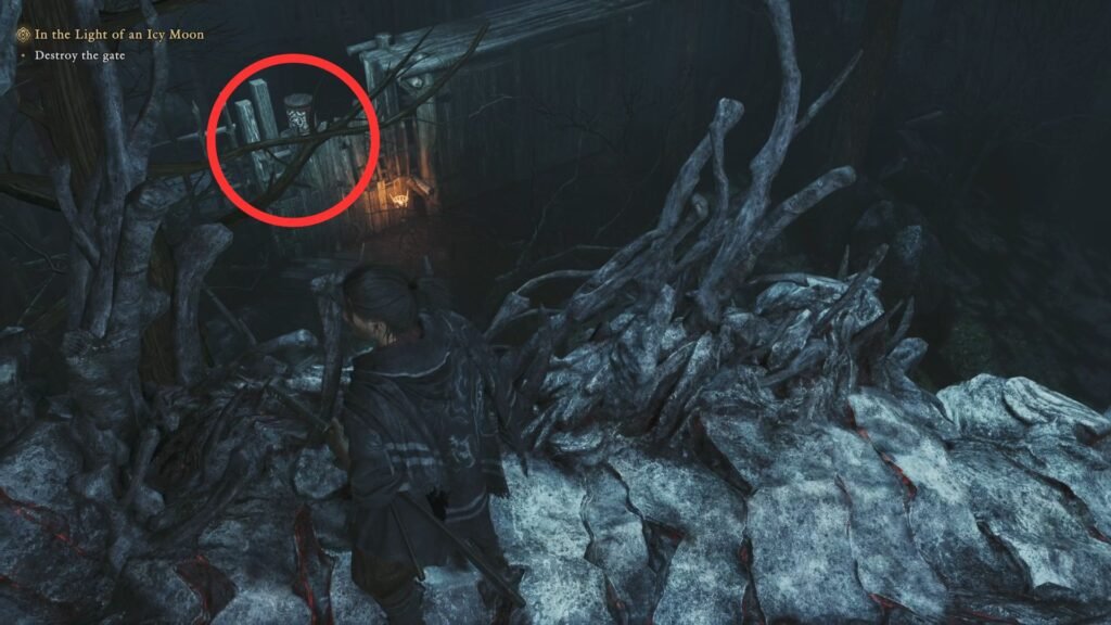 Onimusha Way of the Sword In the Light of an Icy Moon Destroy the gate 2