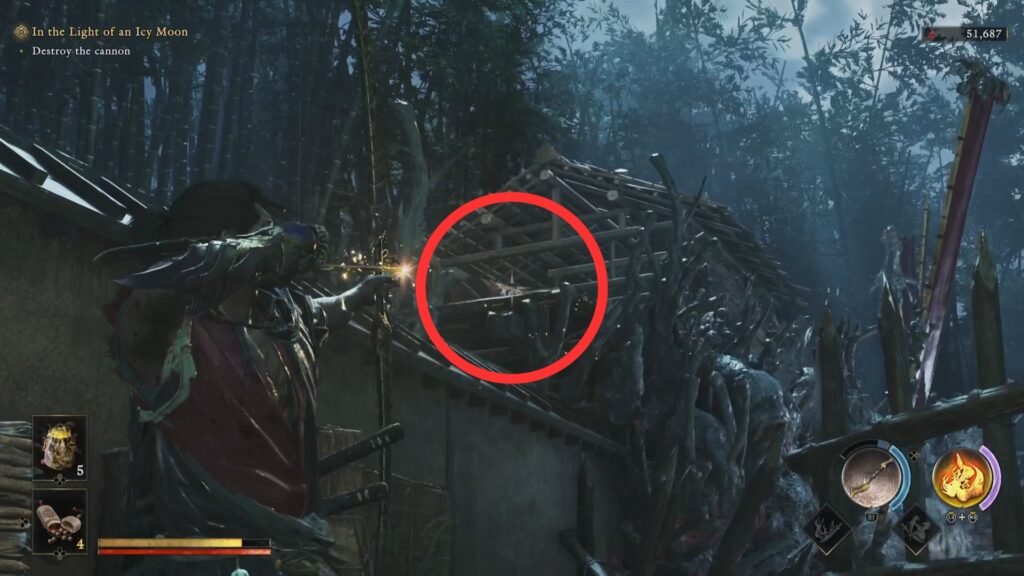 Onimusha Way of the Sword In the Light of an Icy Moon Explosive Barrel