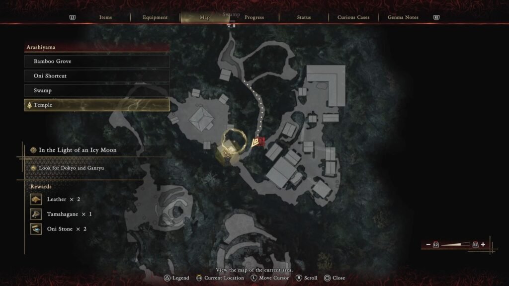 Onimusha Way of the Sword In the Light of an Icy Moon Spirit Mirror path