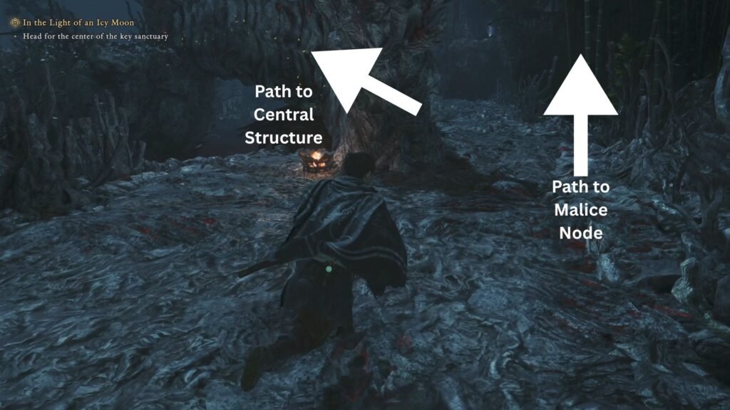 Onimusha Way of the Sword In the Light of an Icy Moon ramp to central structure 2