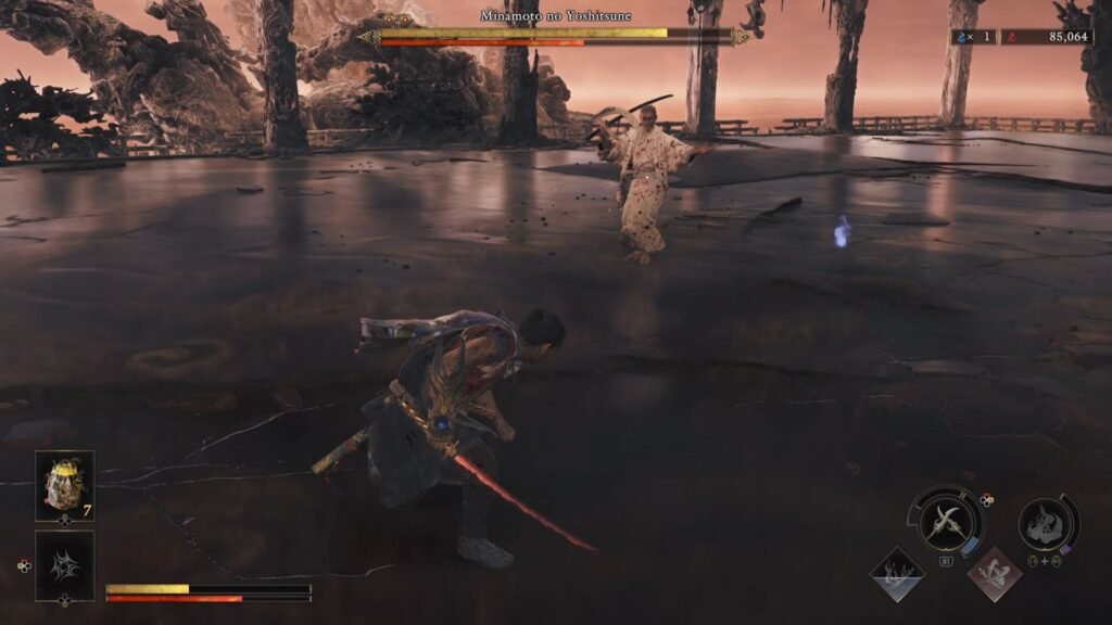 Onimusha Way of the Sword shoulder tap