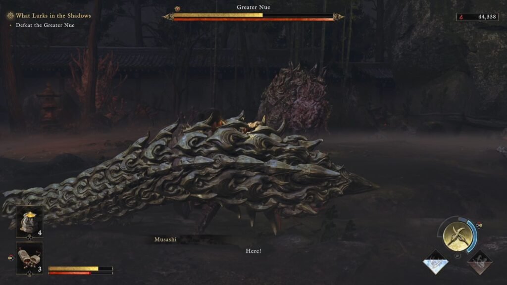 Onimusha Way of the Sword Greater Nue tail Break Issen
