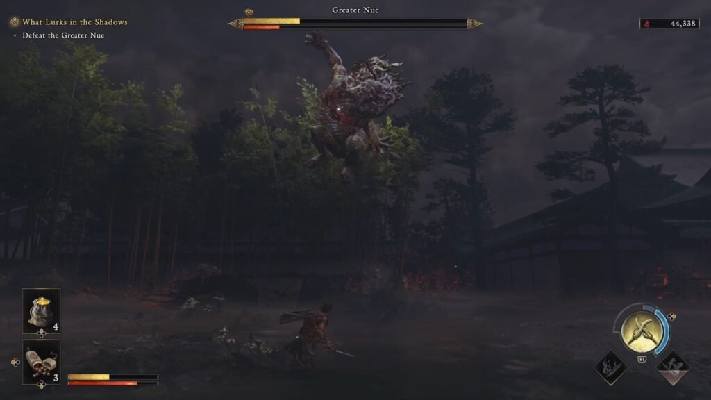Onimusha Way of the Sword Greater Nue leap