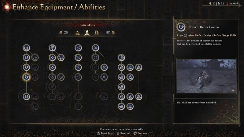 Onimusha Way of the Sword Basic Skills