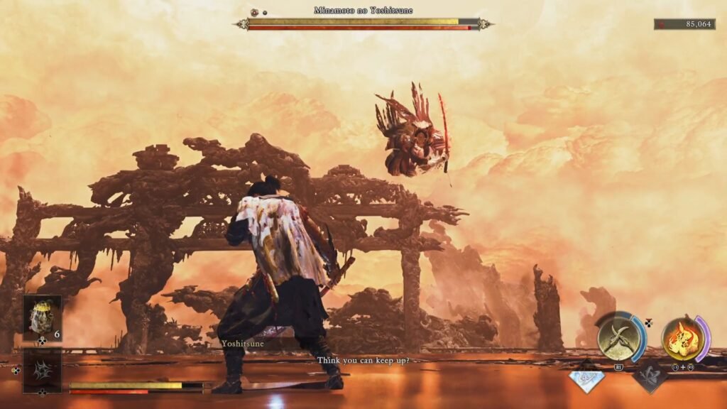 Onimusha Way of the Sword Yoshitsune right jump