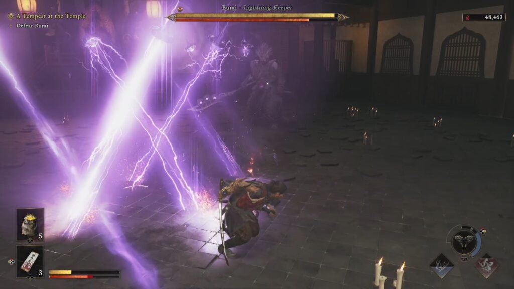 Onimusha Way of the Sword Burai Lightning attack 2