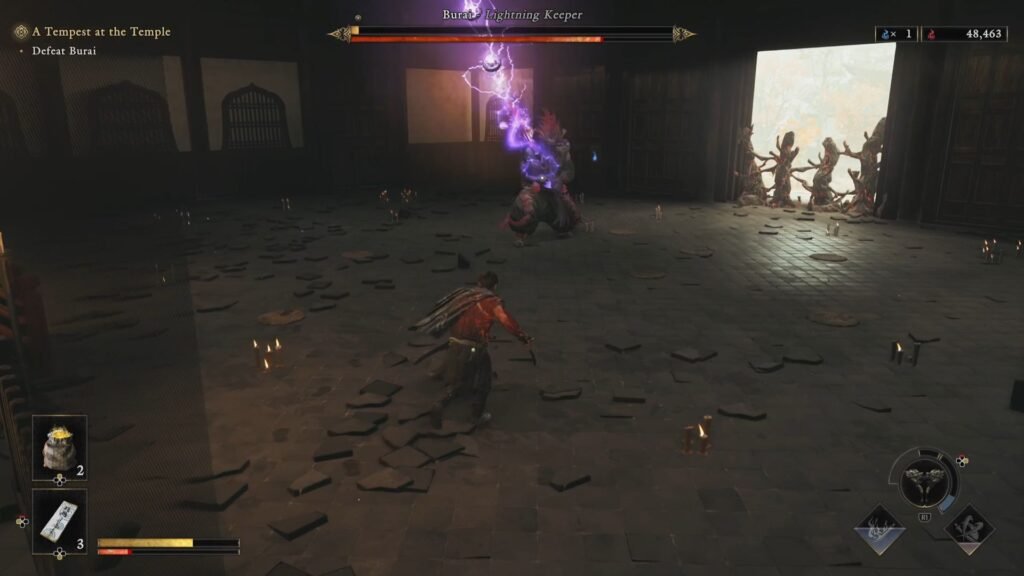 Onimusha Way of the Sword Burai Phase 2 attack
