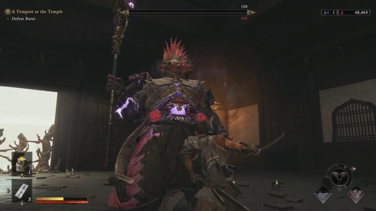 Onimusha Way of the Sword Burai boss fight