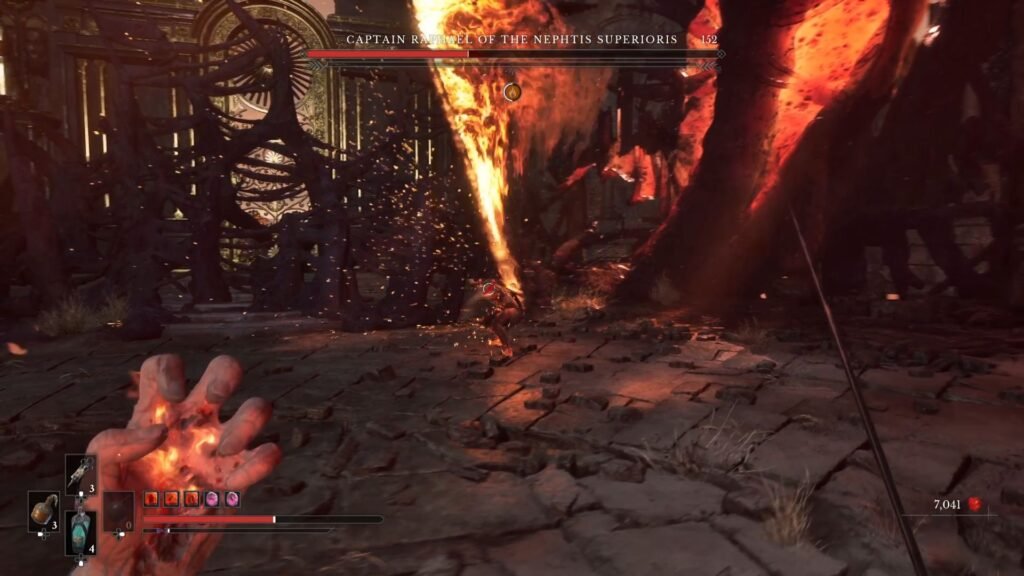 Valor Mortis Captain Raphael Flame Swipe