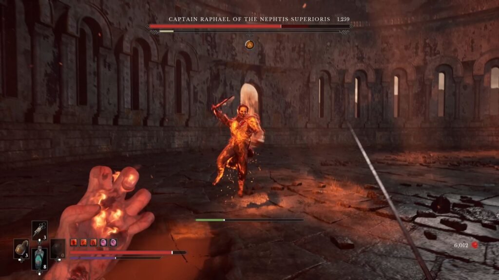 Valor Mortis Captain Raphael Leaping Thrust Attack