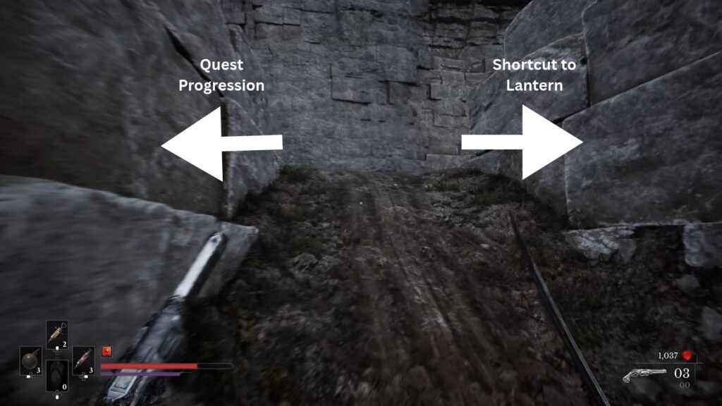 Valor Mortis Chapter 2 Quarry Area Shortcut to Lantern 1