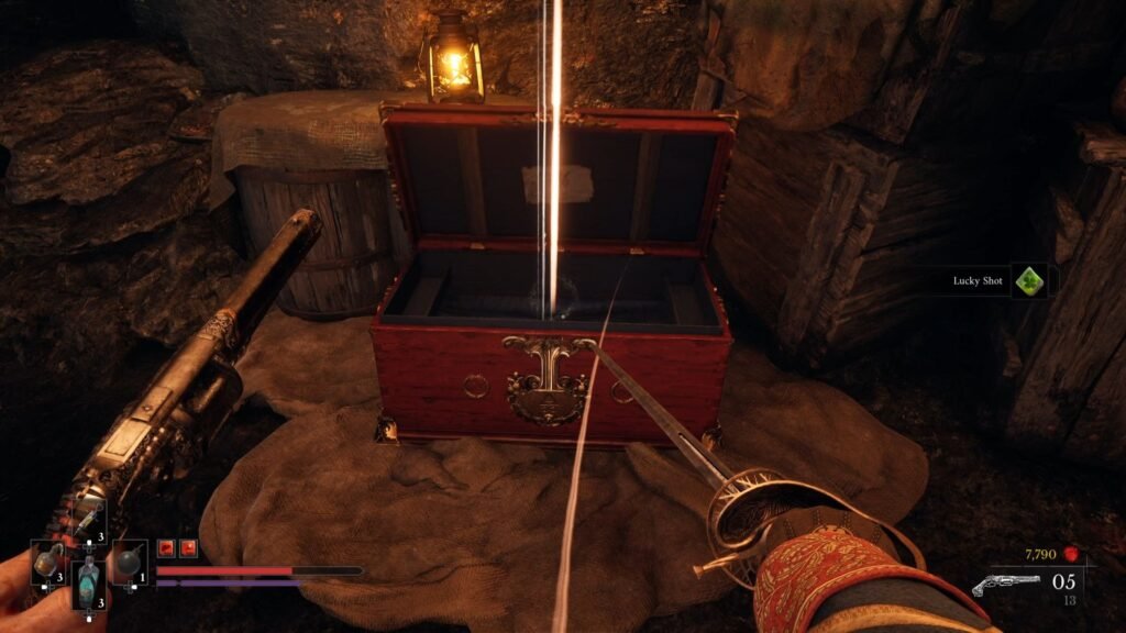 Valor Mortis Chapter 4 Boats Area Lucky Shot Amber