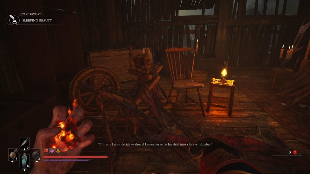 Valor Mortis Chapter 6 Sleeping Beauty quest choice