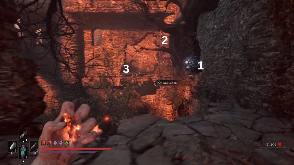 Valor Mortis Chapter 9 Frenzied Flame route progression 2