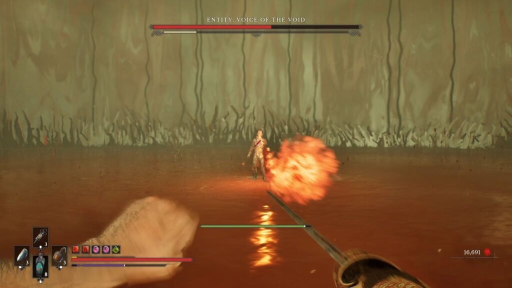 Valor Mortis Entity Boss Fight Fire Transmutation
