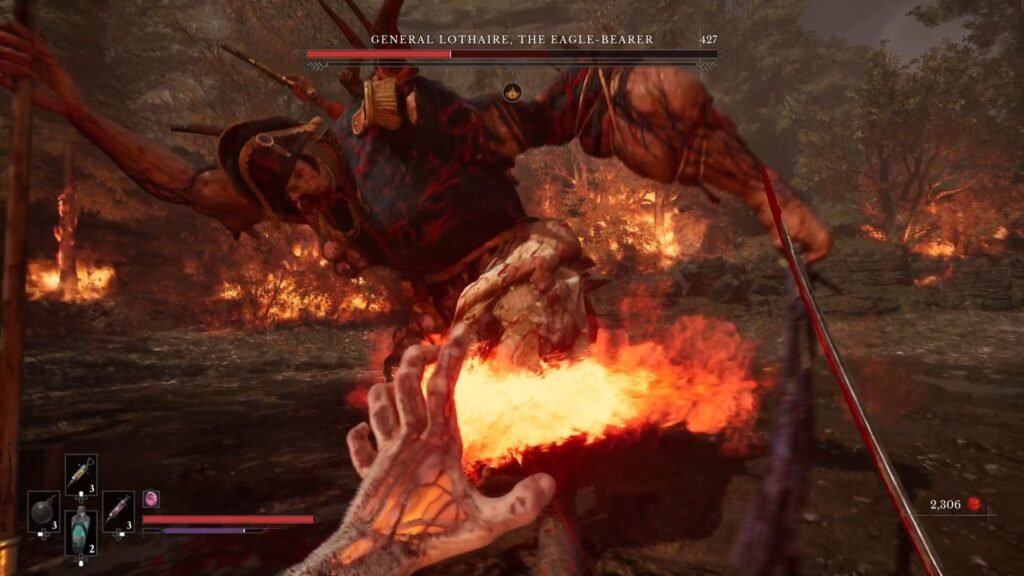 Valor Mortis General Lothaire fire